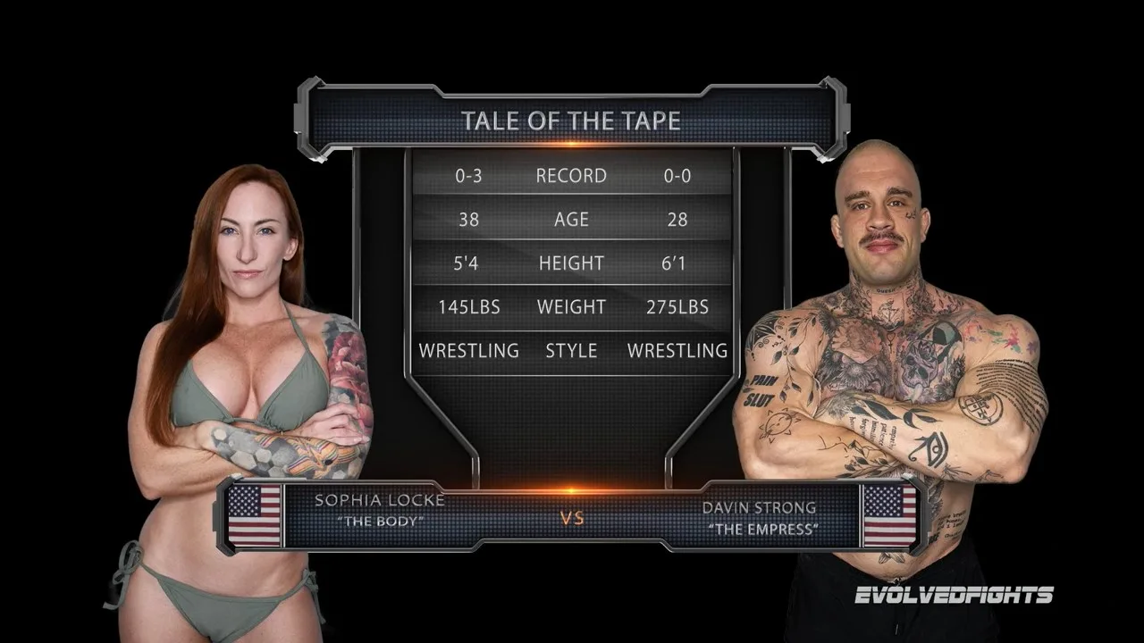 Sophia Locke vs Davin Strong